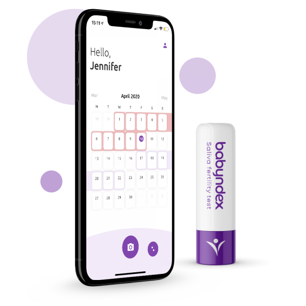 Babyndex saliva ovulation microscope and the fertility app